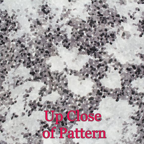 Joie Silk Blouse XS Gray White Floral Semi Sheer V Neck Puff Sleeve 34 Sleeve - Picture 7 of 12